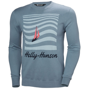 SWETER MĘSKI HELLY HANSEN QUAYSIDE KNIT 34511 WASHED NAVY