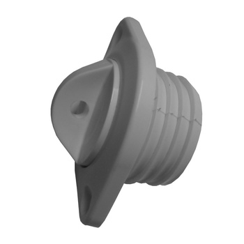 KOREK ODPŁYWOWY OVAL 48X36MM BIAŁY