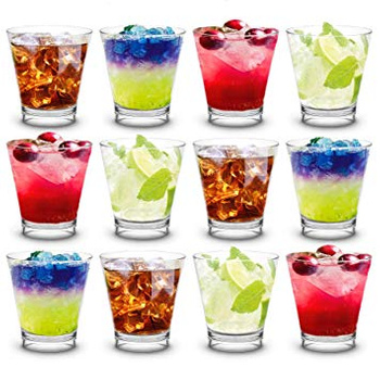 RBDRINKS SZKLANKI TRANSPARENTNE ROCK KOKTAIL 360ML POLIWĘGLAN  SET (12SZT)