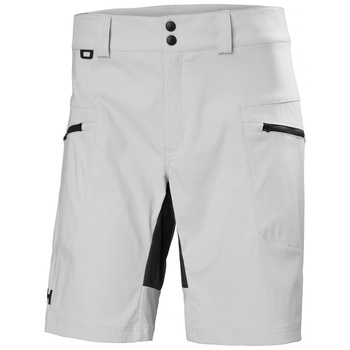 SPODENKI MĘSKIE HELLY HANSEN HP RACING DECK SHORTS 2.0 34364 GREY FOG