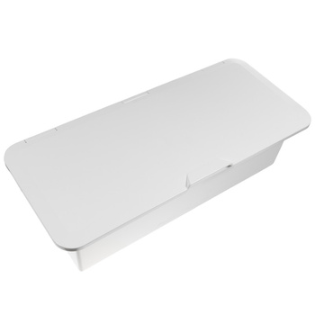 POJEMNIK NA GAŚNICĘ 2KG BIAŁY Z POKRYWĄ BIAŁĄ