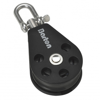 BLOCZEK S 45MM SWIVEL POJEDYNCZY ROZMIAR 3 CZARNY