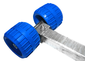 PODPORA BOCZNA PRZYCZEPY PODŁODZIOWEJ ROLKOWA 685 MM