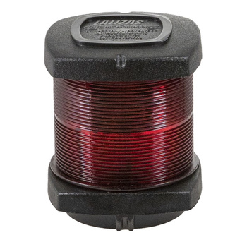LAMPA NAWIGACYJNA CZERWONA 360 DO 20m - 12V OBUDOWA CZARNA