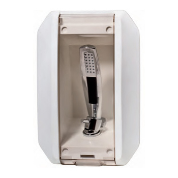 PRYSZNIC BOX WHITE + CHB 312x208x145MM, WĄŻ 2.5mtr