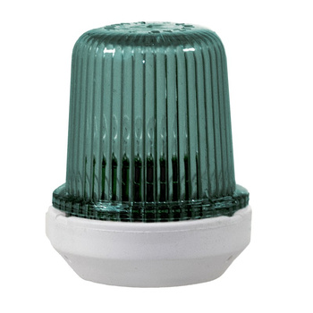 LAMPA NAWIGACYJNA ZIELONA 360 DO 12m - 12V OBUDOWA BIAŁA