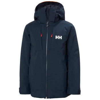 HELLY HANSEN KURTKA DZIECIĘCA NARCIARSKA (41757) JUNIOR'S ALPHA SKI JACKET GRANATOWA