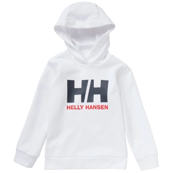 BLUZA DZIECIĘCA HELLY HANSEN LOGO HOODIE 40453 BIAŁA