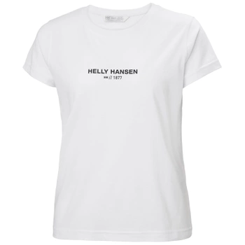 KOSZULKA DAMSKA HELLY HANSEN  (53749) WOMEN'S RWB GRAPHIC T-SHIRT BIAŁA