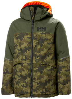 KURTKA DZIECIĘCA HELLY HANSEN NARCIARSKA SUMMIT 41761 UTILITY GREEN