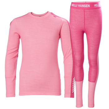 BIELIZNA JUNIOR HELLY HANSEN LIFA MERINO MIDWEIGHT 49403 SUGAR PINK
