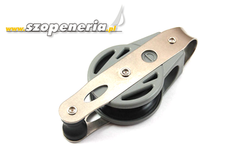 BLOK POJEDYNCZY 40MM  NA LINĘ 12MM Z ZACZEPEM