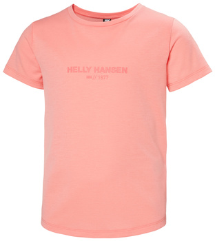 KOSZULKA DZIECIĘCA HELLY HANSEN UPF40+ JR ALLURE (41815) CORAL ALMOND