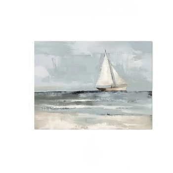 OBRAZ 30x40 ŹAGLÓWKA NA PŁÓTNIE