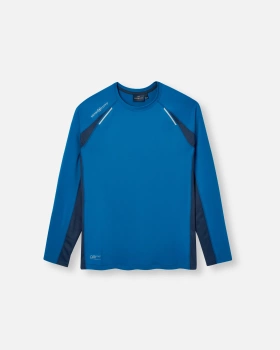 KOSZULKA MĘSKA HENRI LLOYD UPF50+ DYNAMIC DRI FAST LS TEE CYGNET BLUE