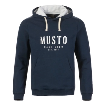 BLUZA MĘSKA MUSTO CLASSIC MUSTO HOODIE 85008 NAVY