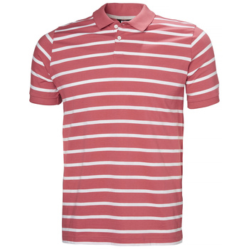 KOSZULKA MĘSKA HELLY HANSEN NEWPORT POLO 2.0 34412 WASHED RED STRIPE
