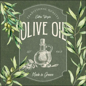 SERWETKI PAPIEROWE 33X33CM OLIVE OIL OLIWA