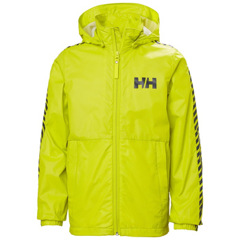 KURTKA DZIECIĘCA HELLY HANSEN JR STRIPE WIND JACKET (41663) LIMONKA