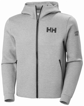 BLUZA MĘSKA HELLY HANSEN HP OCEAN SAILING FULL-ZIP 2.0 34264 GREY MELANGE