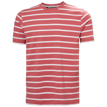 KOSZULKA MĘSKA HELLY HANSEN NEWPORT T-SHIRT 2.0 34494 WASHED RED STRIPE