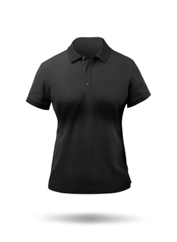 KOSZULKA DAMSKA ZHIK PRIMA COTTON POLO BLACK