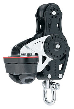 BLOK WIOLINOWY 75MM CARBO - KRĘTLIK, KNAGA *HARKEN