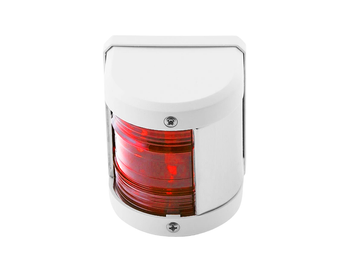 LAMPA BOCZNA LED CZERWONA 112,5 ST BIAŁA - OŚWIETLENIE NAWIGACYJNE