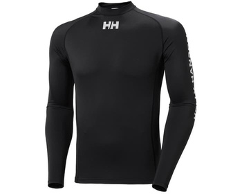 KOSZULKA MĘSKA HELLY HANSEN RASHGUARD WATERWEAR UPF50+ (34023) BLACK