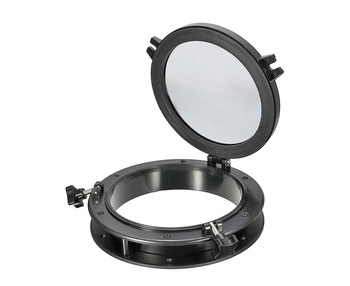 BULAJ OKRĄGŁY OTWIERANY 215 MM PCV CZARNY - SEAFLO SFPP2-01