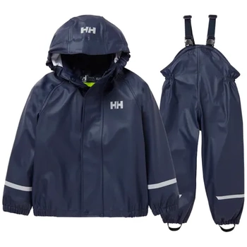 KOMPLET DZIECIĘCY HELLY HANSEN BERGEN 2.0 PU RAINSET 40510 NAVY