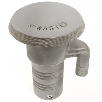 WLEW WASTE PROSTY Z ODPOWIETRZENIEM 38MM, S/S