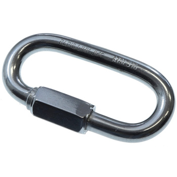 KARABIŃCZYK SKRĘCANY L42MM, STAL NIERDZEWNA