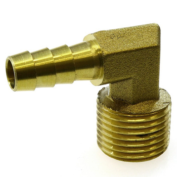 KRÓCIEC KOLANKOWY BRASS 90 F 1/4" X 12MM