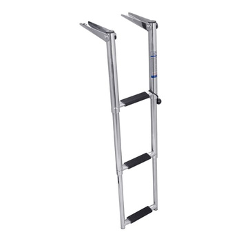 DRABINKA SKŁADANA TELESKOPOWA 3 STOPNIOWA NIERDZEWNA WĄSKA 178 MM