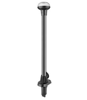 LAMPA NAWIGACYJNA TOPOWA NA MASZCIE 593 MM LED SEAFLO SFNL081-24B-02B - 360°, białe światło, 12V