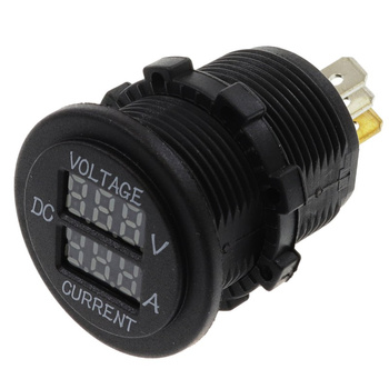 WOLTOMIERZ I AMPEROMIERZ LED BLUE, DC 5-30V, 0-10A