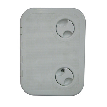 ZAMKNIĘCIE PCV PROSTOKĄTNE 270x370 MM SZARA - KLAPA SCHOWKA NUOVA RADE INDUSTRIAL