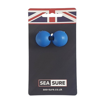 KULKA DO LINY NIEBIESKA 22 MM NA LINĘ 6 MM - SEASURE ROPE STOPS ZESTAW 2 SZT.