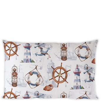 POSZEWKA MARYNISTYCZNA 50X30CM WELCOME ABOARD