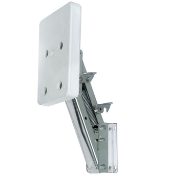 PANTOGRAF SILNIKA ZABURTOWEGO 7,5 KM  STAL NIERDZEWNA PLASTIK BIAŁY