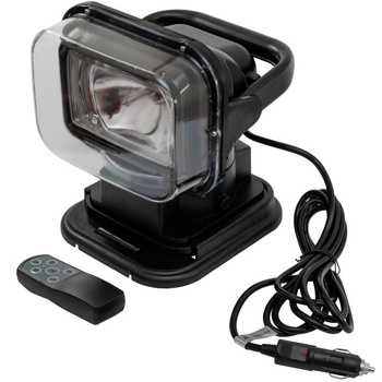 REFLEKTOR SZPERACZ HID - 24V - 55W - IP65 - CZARNY - Z PILOTEM BEZPRZEWODOWYM