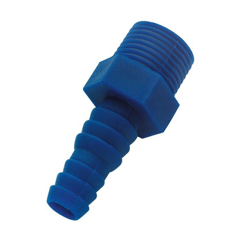 ZŁĄCZKA DO ZBIORNIKA PROSTA GWINT 3/8' WĄŻ D10/12MM MALE