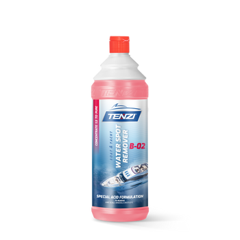 TENZI BOAT WATER SPOT REMOVER B-02 - SKUTECZNE USUWANIE PLAM PO TWARDEJ WODZIE ORAZ SOLI MORSKIEJ