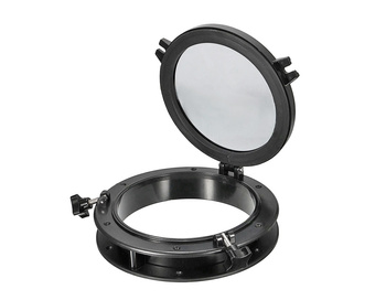 BULAJ OKRĄGŁY OTWIERANY 265 MM PCV CZARNY - SEAFLO SFPP2-02