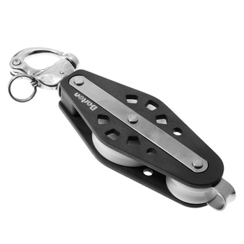 BLOCZEK WIOLINOWY Z KRĘTLIKIEM, ZACZEPEM I SNAPSZEKLĄ - ROZMIAR 2 - LINA 8MM (W)