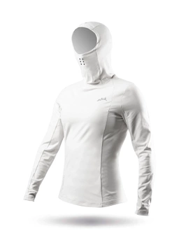BLUZA DAMSKA ZHIK  UPF 50+ MOTION LS HOODED ATP-0100-W  PLATINUM