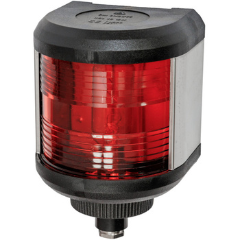 LAMPA NAWIGACYJNA S40 RUFOWA ŻÓŁTA - 12V OBUDOWA CZARNA (F)