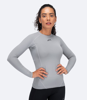 KOSZULKA DAMSKA ZHIK UPF50+ ECO SPADNEX LT LONGE SLEEVE DTP-0163 PLATINUM