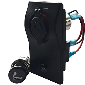 GNIAZDO ZAPALNICZKI 10A - PANEL, 60X100MM